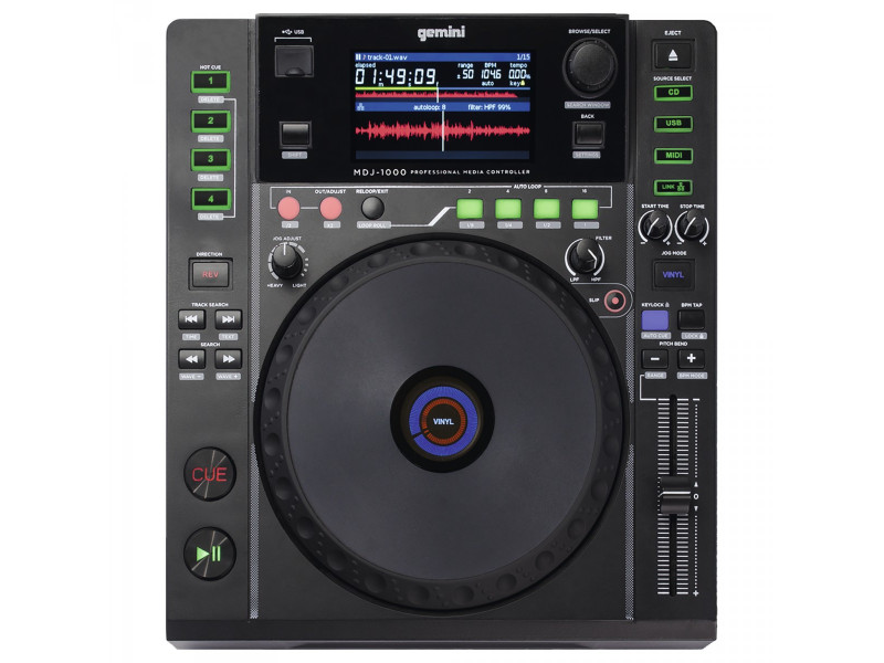 Gemini випустили новий діджейський програвач MDJ-1000