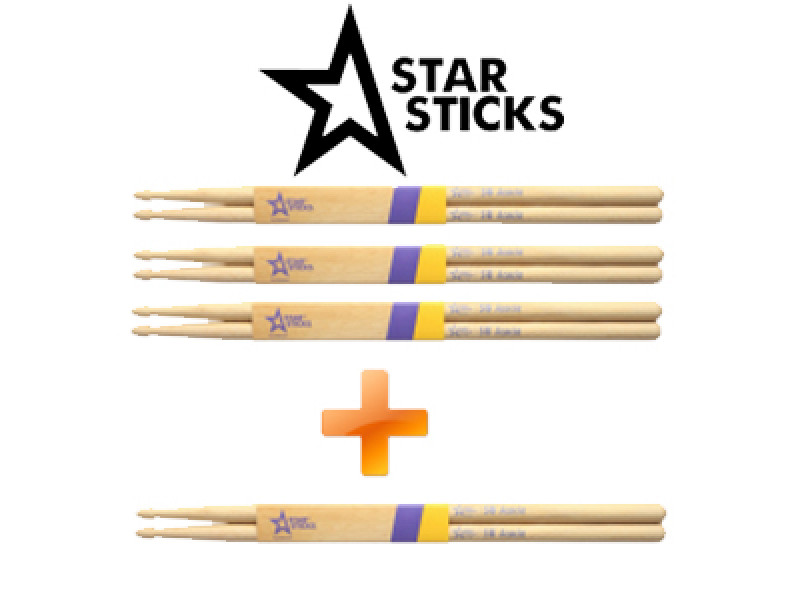 Акція: тільки до кінця літа 4 пари паличок StarSticks за ціною 3х!