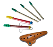 Народні вістли, сопілки, окарини