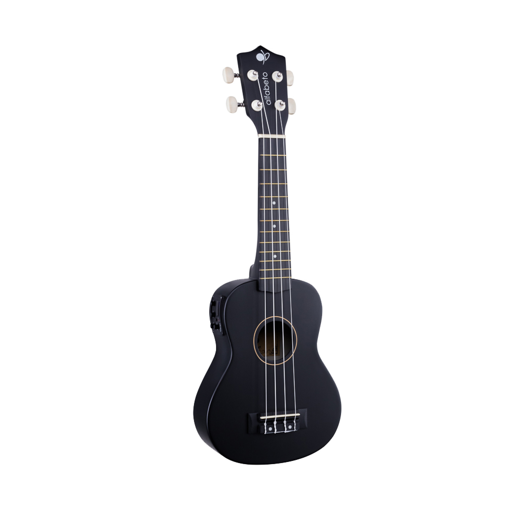 Acoustic electric ukulele Alfabeto CARBUKU21 EQ (Black) + bag
