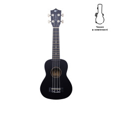 Укулеле Alfabeto CARBUKU21 (Чорний) + чохол