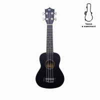 Ukulele Alfabeto U21 (Black) + bag