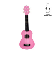 Укулеле Alfabeto CARBUKU21 (Рожевий) + чохол