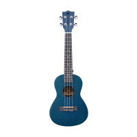 Acoustic-electric ukulele Alfabeto COLORED MAHOGANY CM23EQ (Blue)