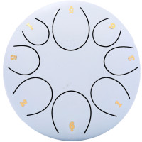 Tongue Drum Alfabeto GLP8-8WH