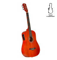 Acoustic-Electric Travel Guitar Alfabeto TravelerEQ-MH + gig bag