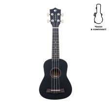Укулеле Alfabeto U21 (Чорний) + чохол (знижене в ціні)