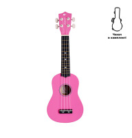 Укулеле Alfabeto USL21 (Pink) + чохол