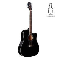 Акустична гітара Alfabeto WG106 (Чорний) + чохол