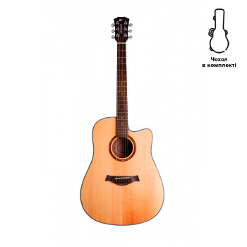 Acoustic Guitar Alfabeto SOLID WMS41 (Natural) + gig bag