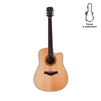 Електроакустична гітара Alfabeto SOLID WMS41EQ (Satin) + чохол