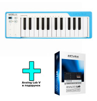 MIDI-клавіатура Arturia MicroLab (Blue) + Arturia Analog Lab V