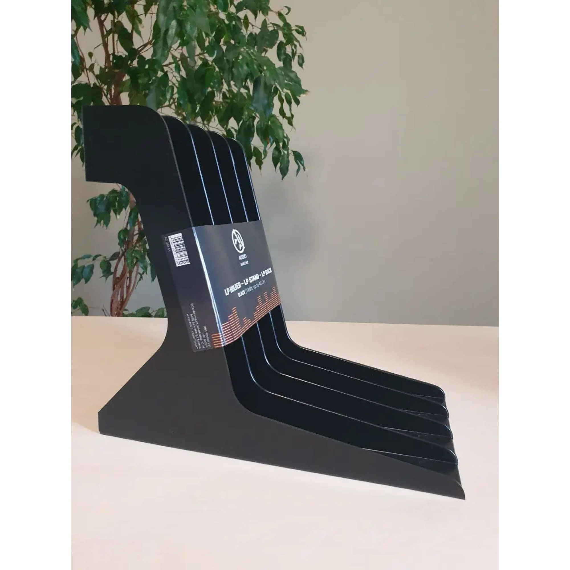 Подставка для виниловых пластинок Audio Anatomy 12″ Vinyl Record Stand Black