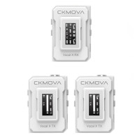 Радиосистема (микрофон беспроводной) CKMOVA Vocal X V2W (Белый)