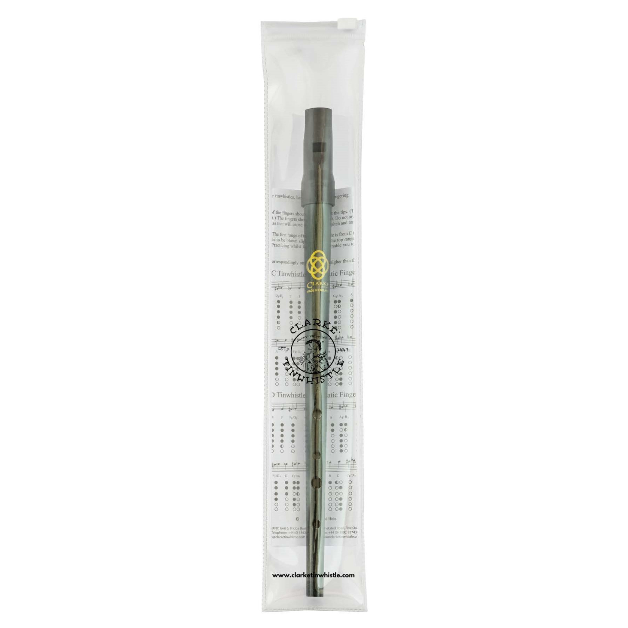 Tin Whistle Clarke CTW/SDPD Sweetone D (Black)