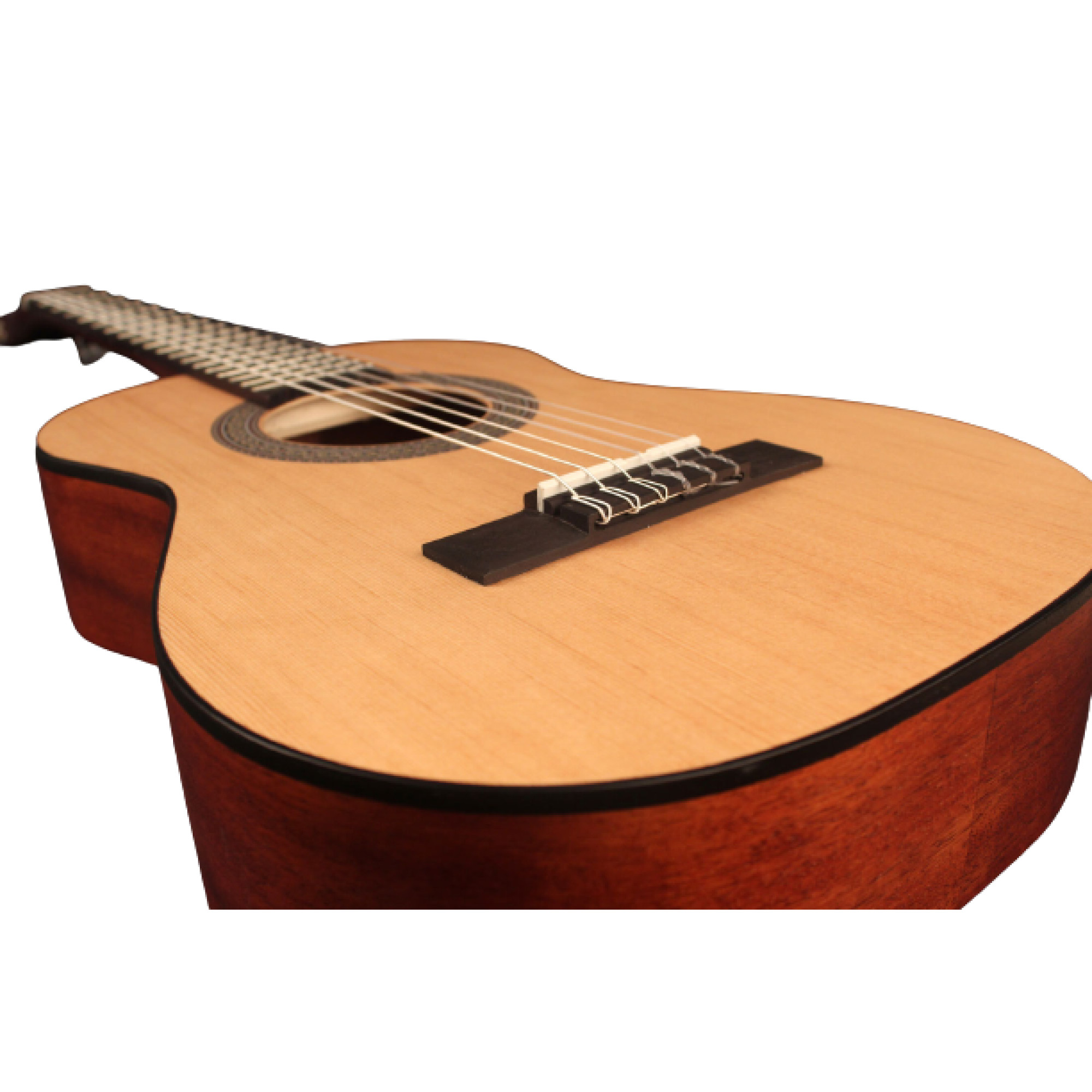 Классическая гитара Cort AC50 1/2 (Open Pore) + чехол