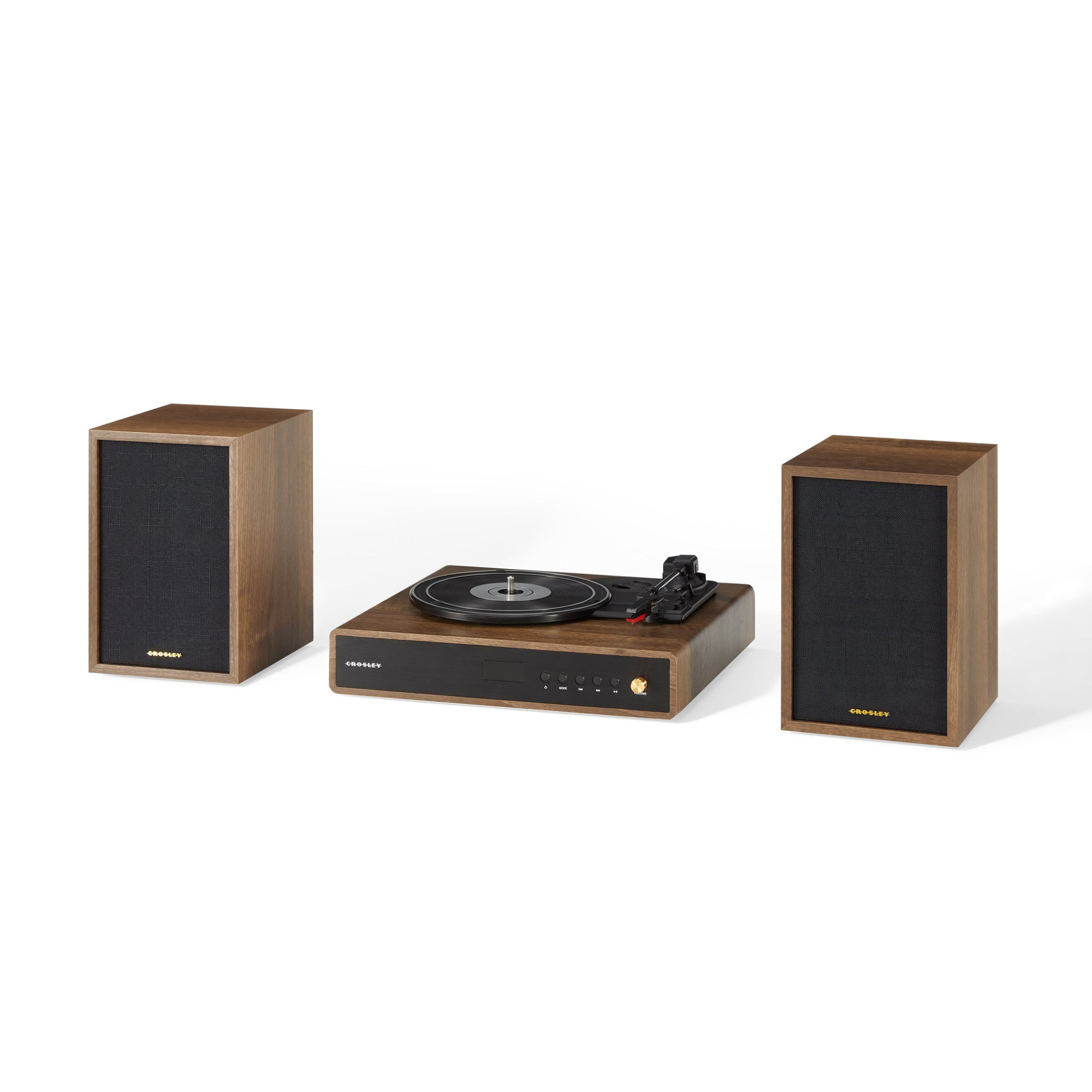 Turntable Crosley Alto Shelf System (Walnut)