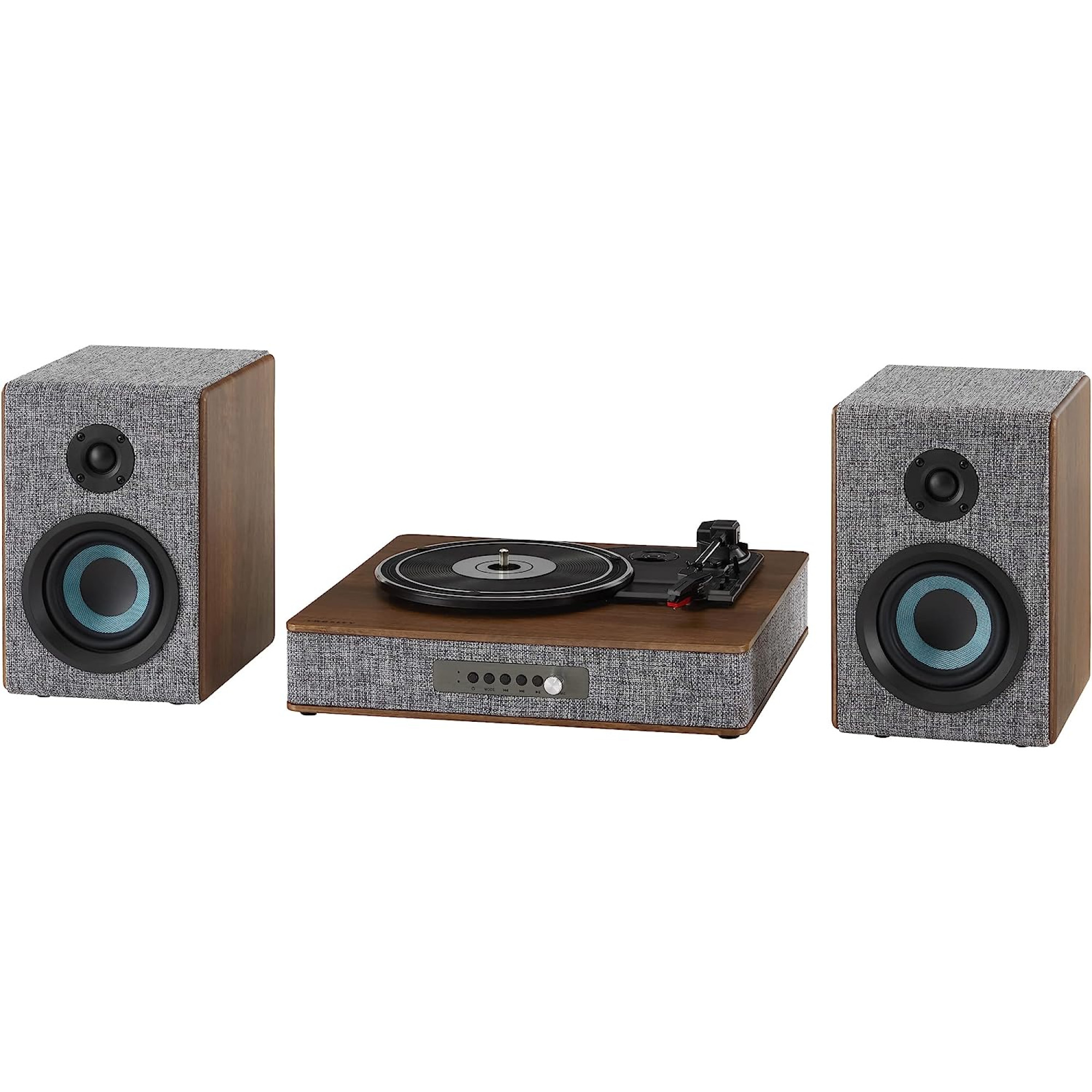 Виниловый проигрыватель Crosley Aria Shelf System Gray