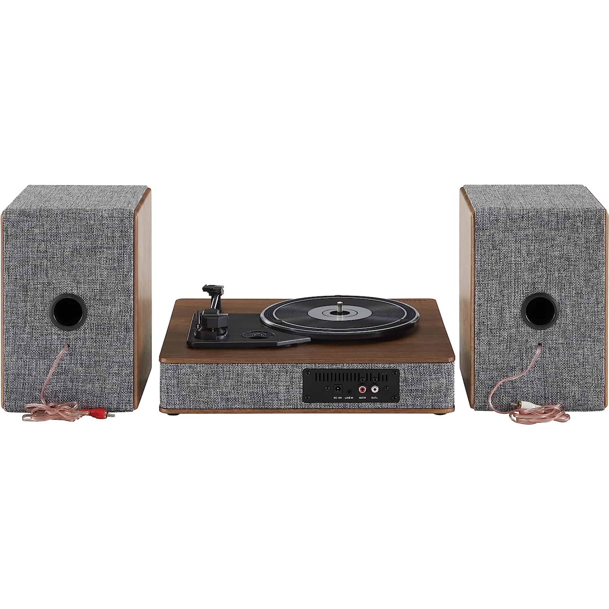 Виниловый проигрыватель Crosley Aria Shelf System Gray
