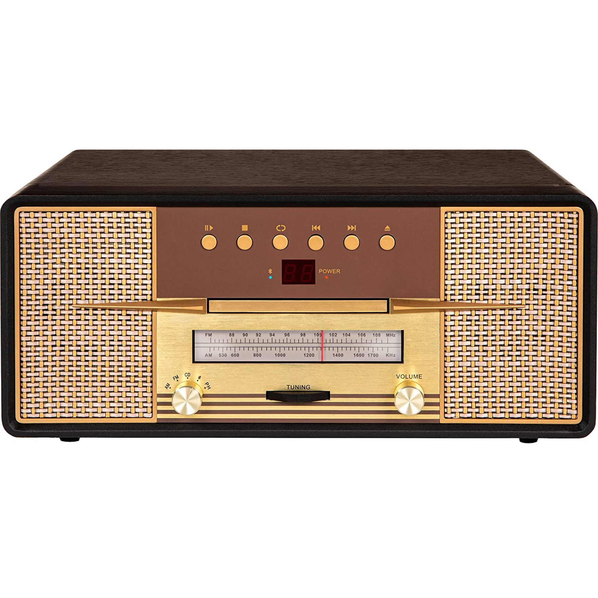 Вініловий програвач Crosley Rhapsody Entertainment Center (Mahogany)