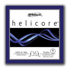 Струна Ля для скрипки D'Addario HELICORE VIOLIN SINGLE A STRING (4/4 Scale, Medium Tension)