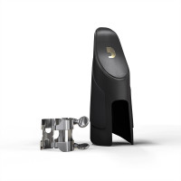 Лигатура и колпачок для альт саксофона D'Addario H-Ligature & Cap Silver-Plated