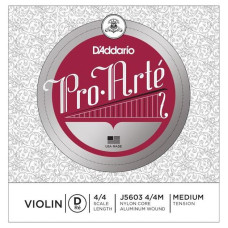 Струна Ре для скрипки D'Addario PRO-ARTÉ VIOLIN SINGLE D STRING (4/4 Scale, Medium Tension)