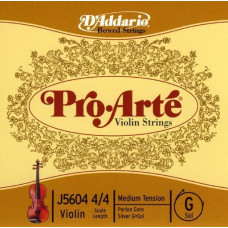 Струна Соль для скрипки D'Addario PRO-ARTÉ VIOLIN SINGLE G STRING (4/4 Scale, Medium Tension)