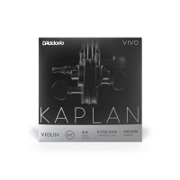 Strings For Violin D'Addario KAPLAN VIVO VIOLIN STRING SET (4/4 Scale, Medium Tension)