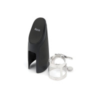 Ligature and Cap for Alto Saxophone Rico by D'Addario RAS1N Ligature & Cap Set Nickel-Plated