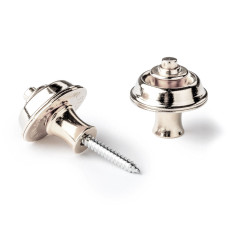 Стреплоки для ременя Dunlop SLS1101N Straplok Strap Retainers Original (Нікельовані)