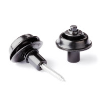 Стреплоки для ремня Dunlop SLS1403BK Straplok Strap Flush Mount (Чёрный оксид)