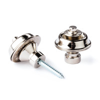 Стреплоки для ремня Dunlop SLS1501N Straplok Strap Retainers Traditional (Никелированные)