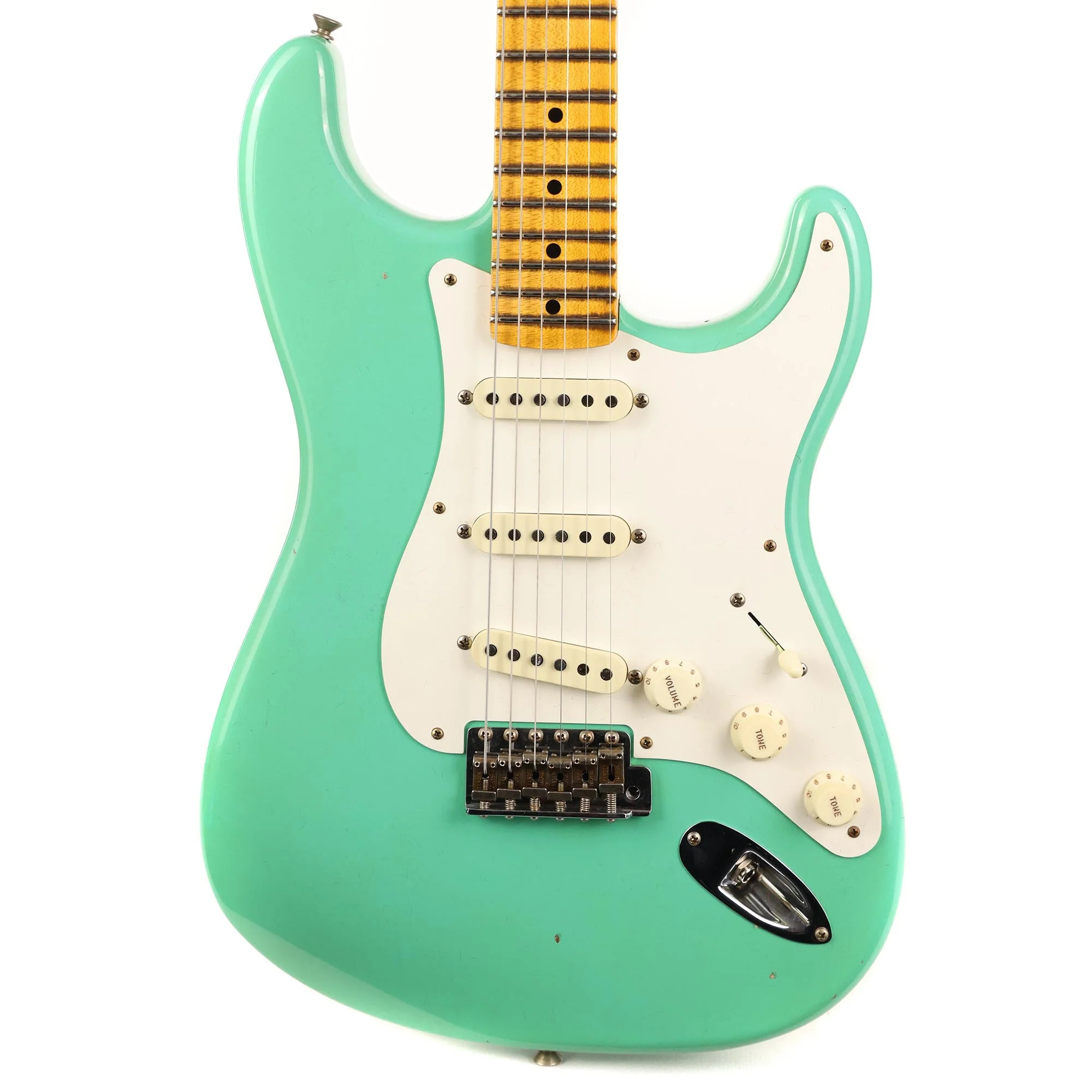 Electric Guitar Fender Custom Shop Limited Edition 1957 Stratocaster Journeyman Relic (Aged Sea Foam Green)