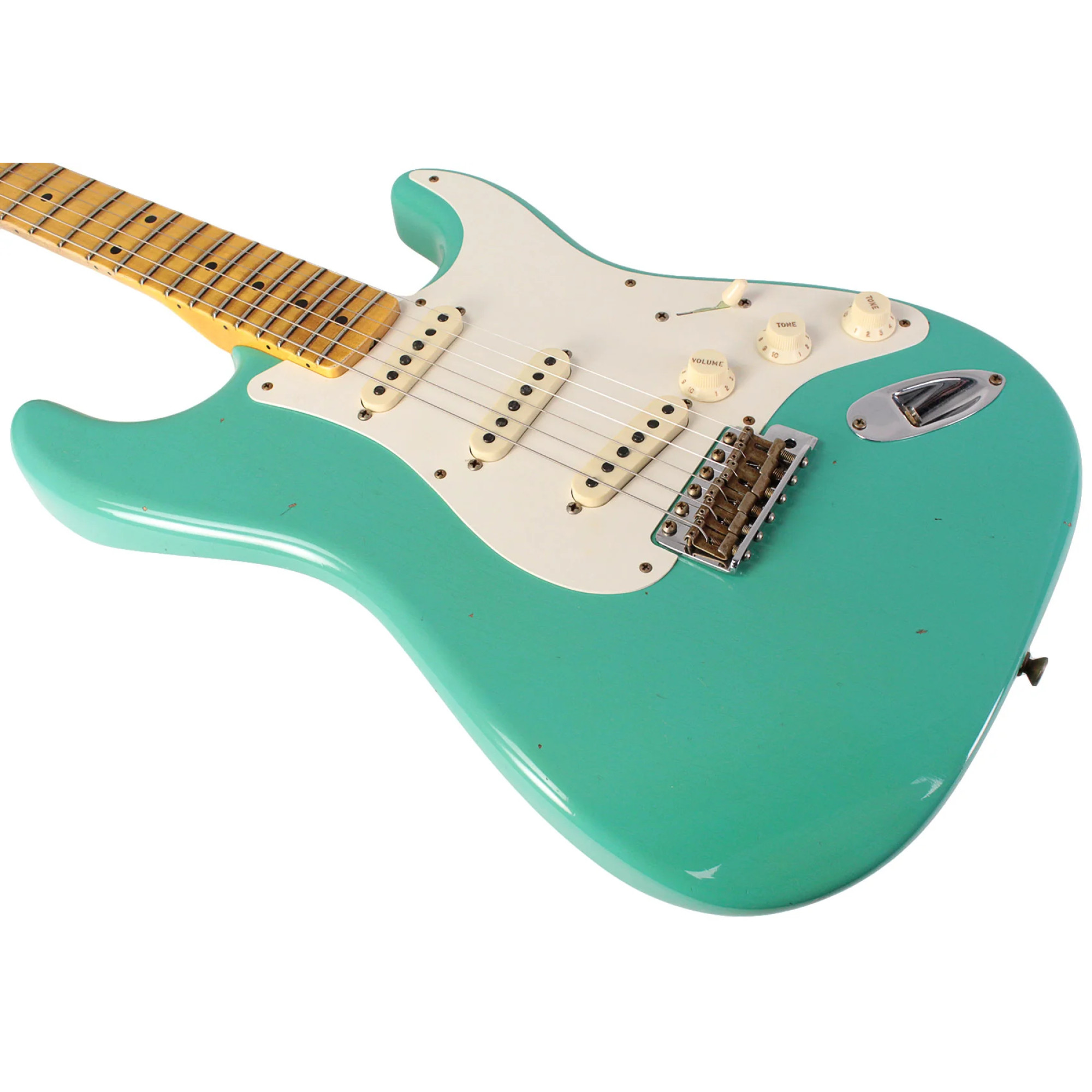 Electric Guitar Fender Custom Shop Limited Edition 1957 Stratocaster Journeyman Relic (Aged Sea Foam Green)