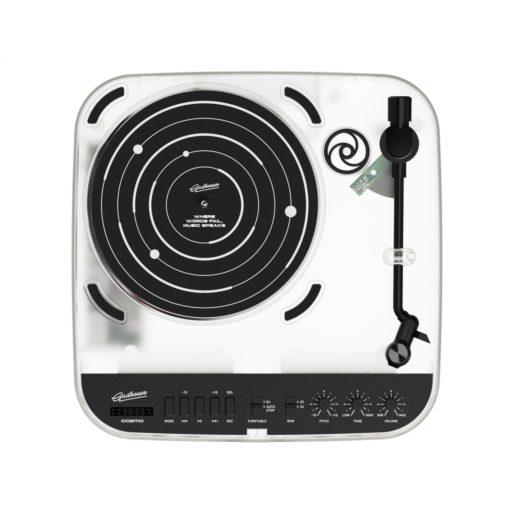 Виниловый проигрыватель Gadhouse Cosmo Turntable (White)