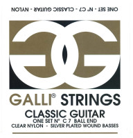 Струны для классической гитары Gallistrings C007 (.028-.044), NORNAL, Silver