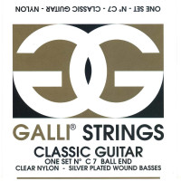 Струни для класичної гітари Gallistrings C007 (.028-.044), NORNAL, Silver