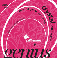 Струни для класичної гітари Gallistrings GR65 (.029-.044), Crystal, ProCoated, NORMAL, Silver