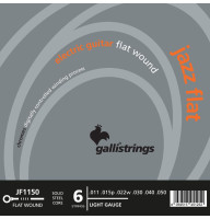 Струни для електрогітари Gallistrings JF1150 (.011-.050), Jazz Flat, LIGHT, Polished Steel