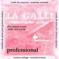 Струни для класичної гітари Gallistrings LG50 (.029-.044), La Galli, NORMAL, Silver