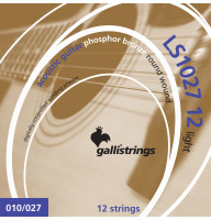 Струны для акустической гитары Gallistrings LS1027-12 (.010-.027), LIGHT, Phosphor Bronze