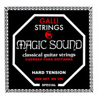 Classical Guitar Strings Gallistrings MS100 (.028-.045), Magic Sound, HARD, Silver