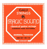 Classical Guitar Strings Gallistrings MS110 (.028-.044), Magic Sound, NORMAL, Silver