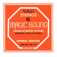 Струни для класичної гітари Gallistrings MS110 (.028-.044), Magic Sound, NORMAL, Silver
