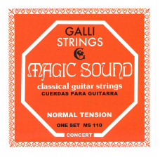 Струни для класичної гітари Gallistrings MS110 (.028-.044), Magic Sound, NORMAL, Silver