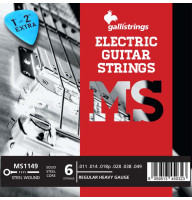 Electric Guitar Strings Gallistrings MS1149 (.011-.049), REGULAR HEAVY, Steel