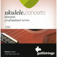 Струни для укулеле Gallistrings UX720 (.022-.040), Concerto, Bionylon