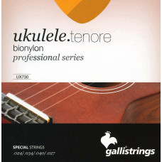Струни для укулеле Gallistrings UX730 (.024-.040), Tenore, Bionylon