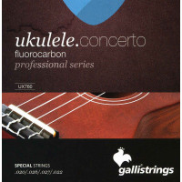 Струни для укулеле Gallistrings UX760 (.020-.027), Concerto, Fluorocarbon